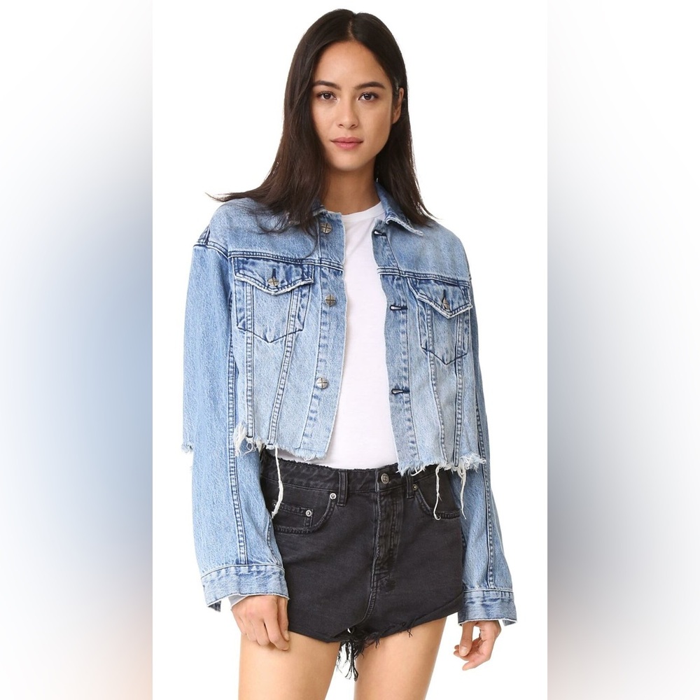 Ksubi cropped denim jacket